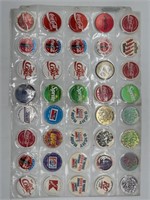 Lot of 40 Assorted 1990s POGS Milk Caps Slammers