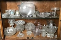 Pressed Glass Bowls, Baskets and More