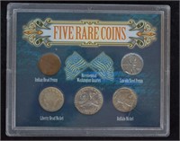 United Sattes Type Rare Coins 5 Coin Set