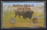 Buffalo Nickel New & Old Set