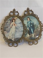 VTG MOD DEPOSE BLUE BOY AND PINKIE GIRL IN ORNATE