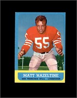 1963 Topps #142 Matt Hazeltine EX to EX-MT+