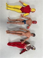 Vintage Action Figures 1974 Lot of 4