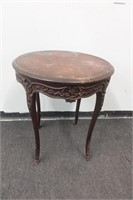 Vintage French Style Round Accent Table