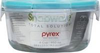 (2) Snapware 4-Cup Total Solution Round Food