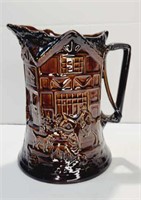 VTG Brown Glazed Musical Pitcher