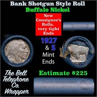 Buffalo Nickel Shotgun Roll in Old Bank Style 'Bel