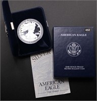 2003-W U.S. Silver Eagle - Box & COA