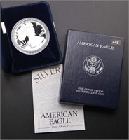 1999-P U.S. Silver Eagle - Box & COA