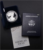 1998-P U.S. Silver Eagle - Box & COA