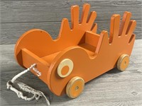 Wooden Kids Book Wagon