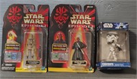(3) Star Wars Figurines