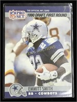 1990 EMMITT SMITH ROOKIE CARD PRO SET #685