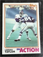 1982 LAWRENCE TAYLOR ROOKIE CARD TOPPS #435