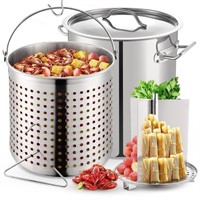 ARC 52QT Stainless Steel Stockpot for Seafood