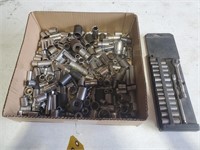 Lot of Sockets and 1/4 in. Socket set