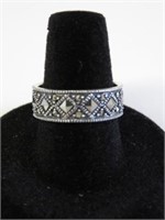 Sterling Silver Marcasite Ring-Suggested $160,