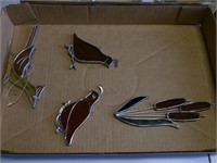 4 stained glass items