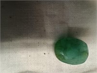 Cut & Faceted Brazilian Emerald   12.5 carat