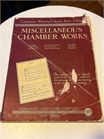 Miscellaneous chamber works book