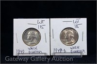 (2) Washington Quarters-