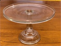 Vintage Glass Cake Stand