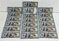 LOT OF $100 BILLS PROP COPYS