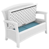 SUNCAST LOVESEAT W/ STORAGE (NOT ASSEMBLED)