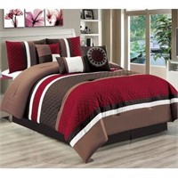 7PC COMFORTER SET QUEEN