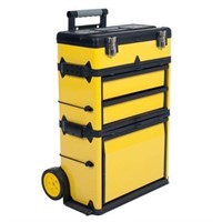 PORTABLE METAL TROLLEY TOOL BOX