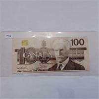 Canadian $100 Dollar Bill - 1988 Series