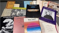 Large Lot Mixed Sheet Music & Song Books