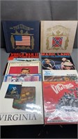 9pc Military War JFK Vinyl Records Lps w/Civil War