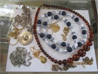 Various Jewelry Lot-10 Necklaces