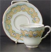 Unique Royal Stafford Floral Band Tea Set