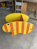 CHILDS HIPPO CHAIR 32" INCHES LONG