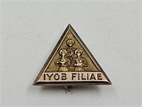 10 k Gold Jobs Daughters Filiae Pin