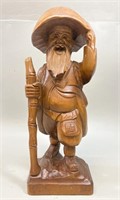 Sculpture Korean KIM SAT GAT Wood Hand Carved