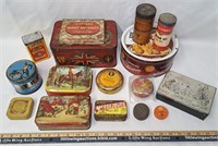 Vintage Tins Lot