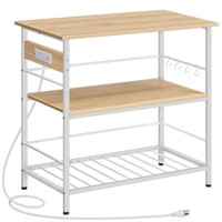 HOOBRO Kitchen Island with Storage, Kitchen Island