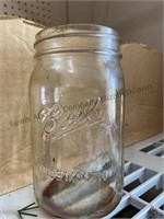 Box of widemouth mason jars and rings