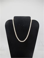 LOVELY AKOYA ? VINTAGE PEARLS 14KT GOLD CLASP $900
