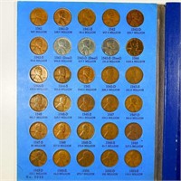 1941-1967 Lincoln Penny Book 66 COINS AU/UNC