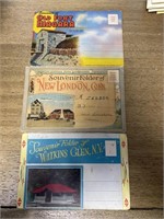 E2) vintage souvenir postcard folder lot New York