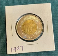 2 DOLLAR COIN 1997