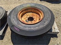 Dunlop 10.00-20 Tire w/ 8L rim