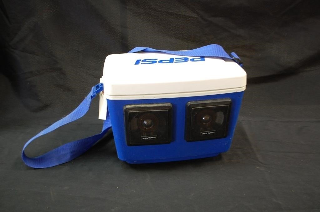 Pepsi Radio Cooler Battery Operated