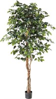 6ft. Ficus Artificial Trees, 72in, Green