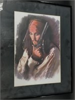 Fan Art sketch of Captain Jack Sparrow from "Pirat