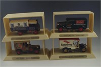 4 MATCHBOX MODELS OF YESTERDAY CARS